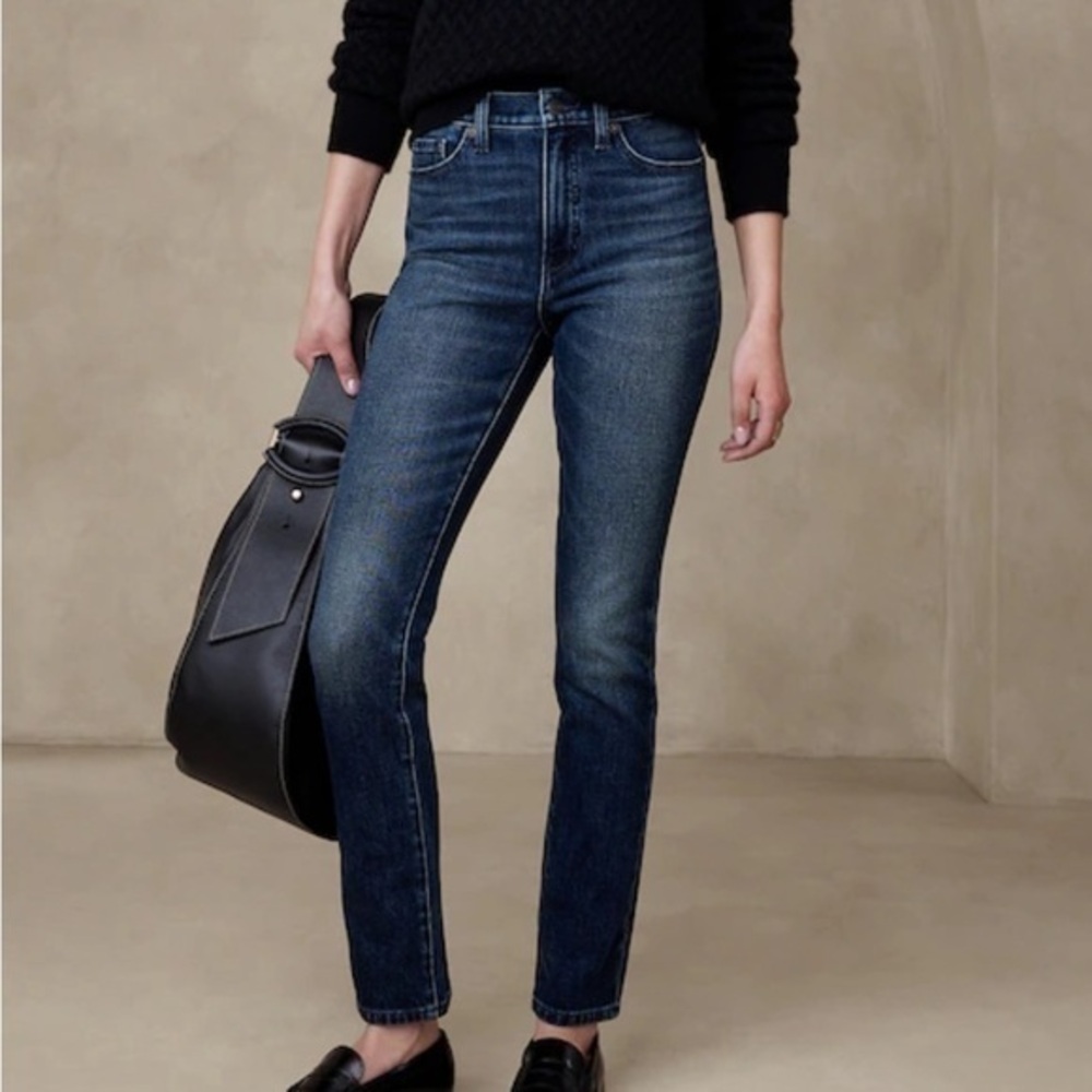 Banana Republic Slim Straight Leg Jeans 28